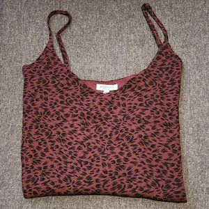 Reitmans Red Patterned Tank Top, Women's XXL, NWT